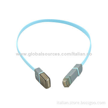 Micro 2-in-1 USB TPE Cable for iPhone 5, 30cm LengthNew
